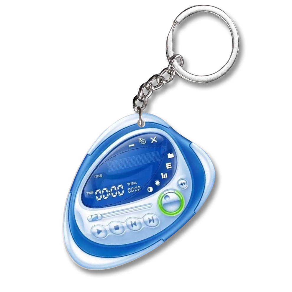 Frutiger Aero Player Keychain