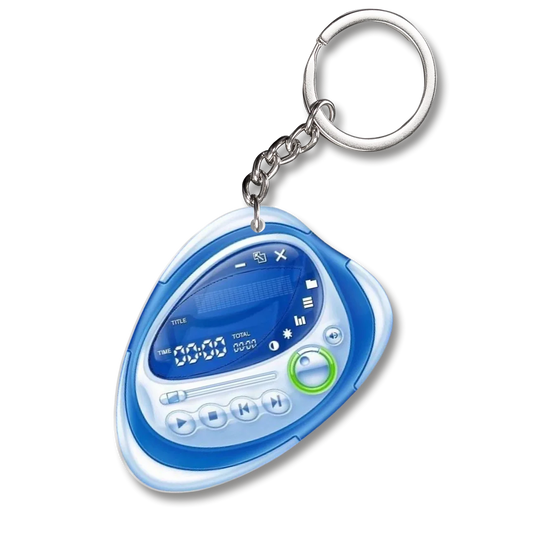 Frutiger Aero Player Keychain