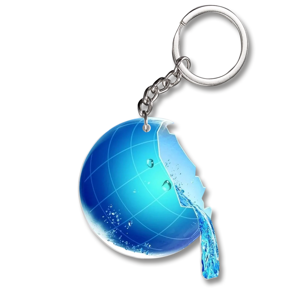 Water Globe Keychain